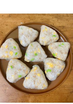 作り置き冷凍⭐︎鶏そぼろの具沢山おにぎり-レシピのメイン写真
