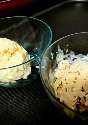 手作りバニラアイス&コーヒーアイス-レシピのメイン写真