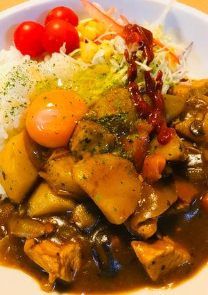 いろいろプラスカレー●チキンたまごカレー-レシピのメイン写真