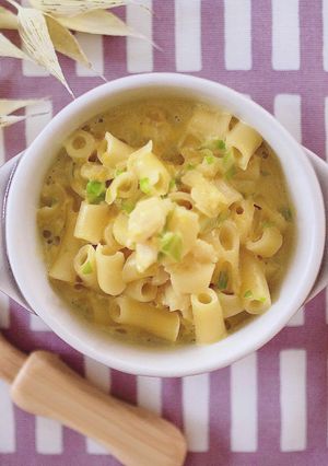 ベビーホタテと野菜のマカロニパスタ-レシピのメイン写真