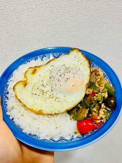 私のガパオライス ナンプラーなし-レシピのメイン写真