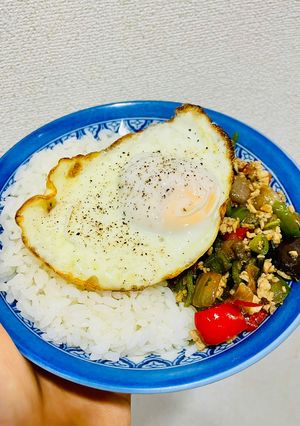 私のガパオライス　ナンプラーなし-レシピのメイン写真