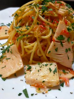 筍と干しえびのパスタ-レシピのメイン写真