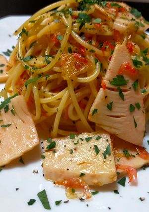 筍と干しえびのパスタ-レシピのメイン写真