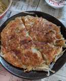 材料6つで卵不要！もやしチーズのお焼き