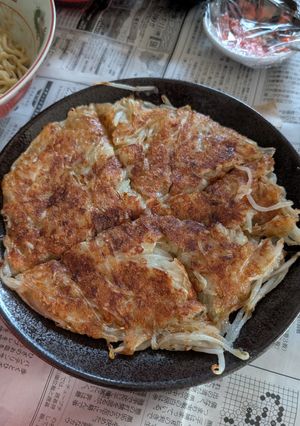 材料6つで卵不要！もやしチーズのお焼き-レシピのメイン写真
