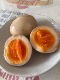 煮卵（ジップロックでほったらかし） by マトリョーシカ1号