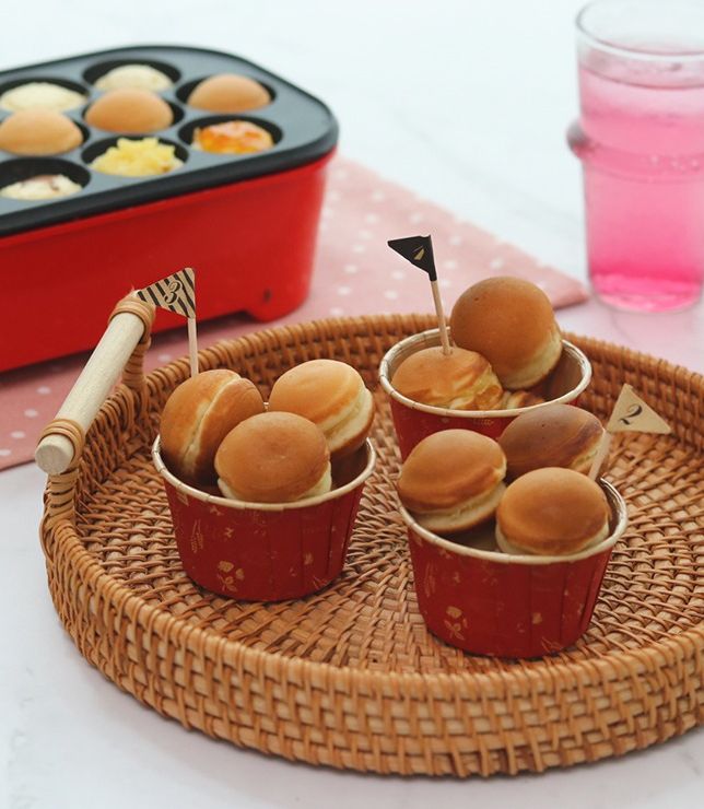 たこ焼き器で焼くhmのベビーカステラ by weeeat！ 【クックパッド