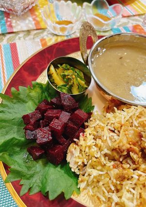 ビーツのポリヤル(インド料理)-レシピのメイン写真