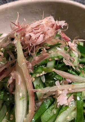 雲南百薬おかわかめ茗荷紫蘇胡瓜出汁サラダ-レシピのメイン写真