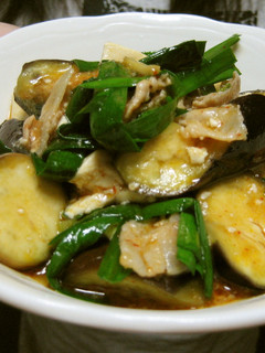 豚バラ麻婆豆腐(茄子入り)-レシピのメイン写真