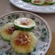 レンジで簡単!ズッキーニのみそピザ風