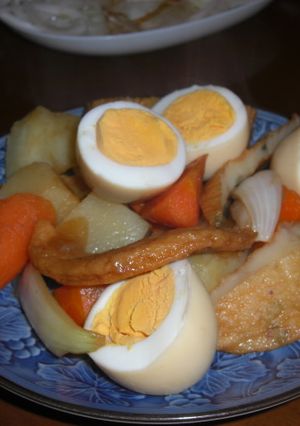 ゆで卵もご一緒に☆さつま揚げと野菜の煮物-レシピのメイン写真