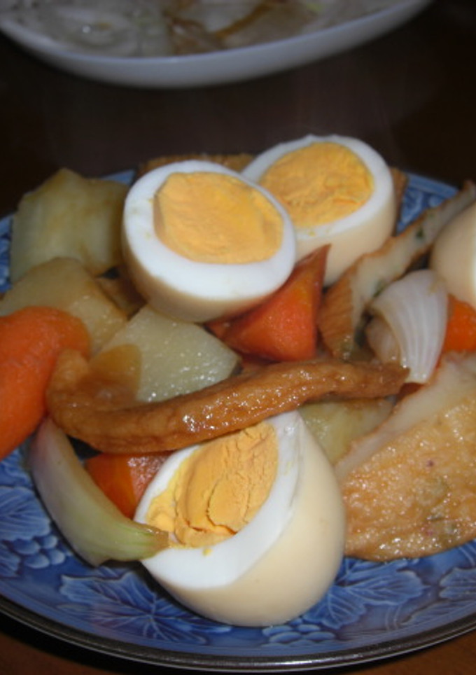 ゆで卵もご一緒に☆さつま揚げと野菜の煮物-レシピのメイン写真
