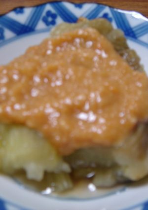 焼きナスのごま味噌和え-レシピのメイン写真