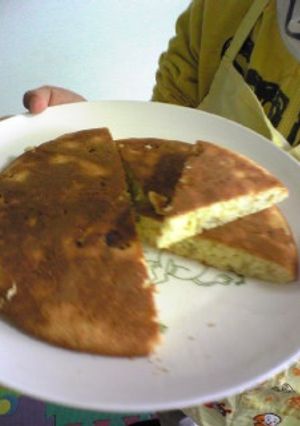 簡単バナナケーキｗｉｔｈフライパン-レシピのメイン写真