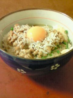 簡単朝ご飯!しらす納豆丼☆-レシピのメイン写真