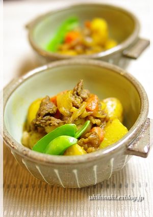 みんな大好き！カレー味　肉じゃが-レシピのメイン写真