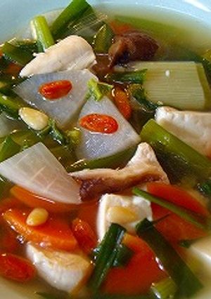 手軽に薬膳！野菜たくさんのスープ-レシピのメイン写真