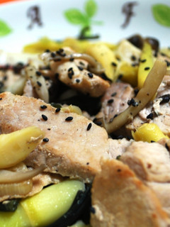 ★食べやすい♪山菜と豚肉の中華炒め★-レシピのメイン写真