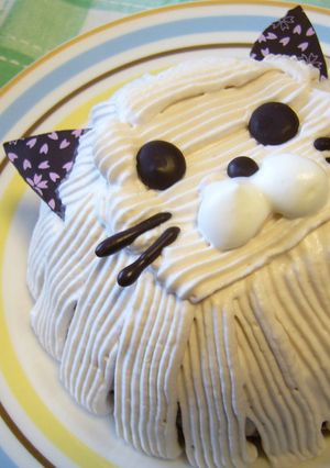 可愛いネコちゃんの✿ジャムムースケーキ✿-レシピのメイン写真