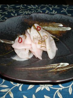 ほんのりピンク!大根の千枚漬け-レシピのメイン写真