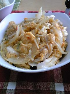かき揚げ卵とじ丼-レシピのメイン写真