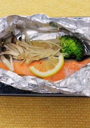 栄養士の卵考案☆簡単！鮭のホイル焼き-レシピのメイン写真