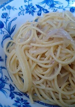 新たまねぎとツナで和風パスタ-レシピのメイン写真
