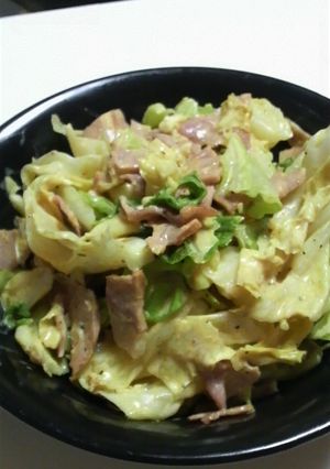 レンジでチン☆キャベツのマヨカレー-レシピのメイン写真