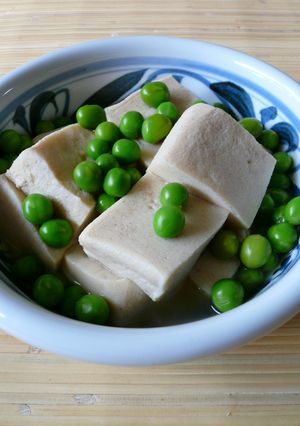グリーンピースと高野豆腐のふっくら煮-レシピのメイン写真