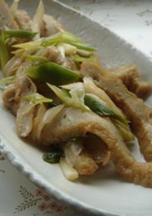 朝ご飯に♡おつまみに♪さつま揚げネギ炒め-レシピのメイン写真