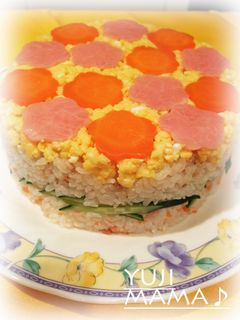 ◆おもてなし★パーティ★ケーキ押し寿司◆-レシピのメイン写真