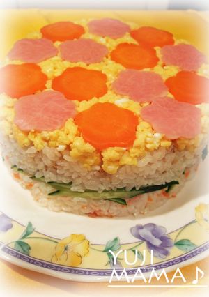 ◆おもてなし★パーティ★ケーキ押し寿司◆-レシピのメイン写真