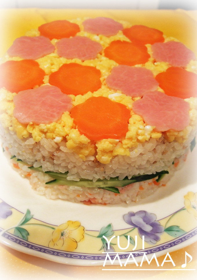 ◆おもてなし★パーティ★ケーキ押し寿司◆-レシピのメイン写真
