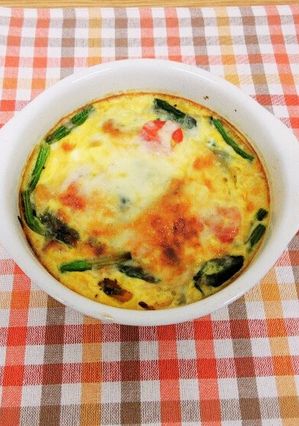 栄養士の卵考案☆具沢山のキッシュ風-レシピのメイン写真