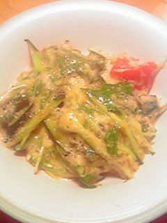 夏野菜のトロトロ梅サラダ-レシピのメイン写真
