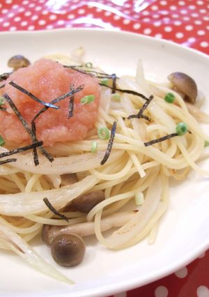 白だしで♪和風たらこスパゲティ-レシピのメイン写真