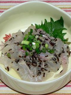 鯛と塩昆布の辛味大根おろし和え-レシピのメイン写真