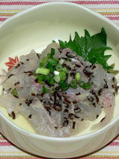 鯛と塩昆布の辛味大根おろし和え-レシピのメイン写真