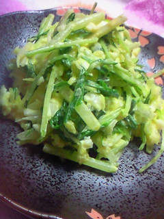 水菜とキャベツと卵のサラダ-レシピのメイン写真