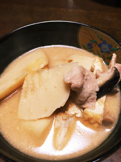 酒粕を使った筍のみそ汁(孟宗汁)-レシピのメイン写真