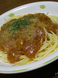 リメイク☆カレーミートソースパスタ-レシピのメイン写真