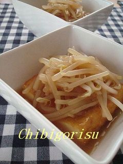 厚揚げの✿もやしあんかけ-レシピのメイン写真