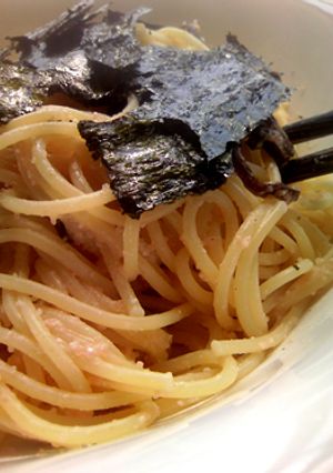 酒粕でクリーミーな明太子パスタ-レシピのメイン写真