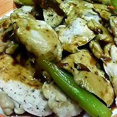 รูปของ 柔らか鶏むね肉のにんにく醤油(改訂版)