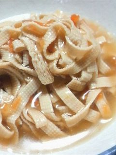 豆腐皮のあんかけ煮-レシピのメイン写真