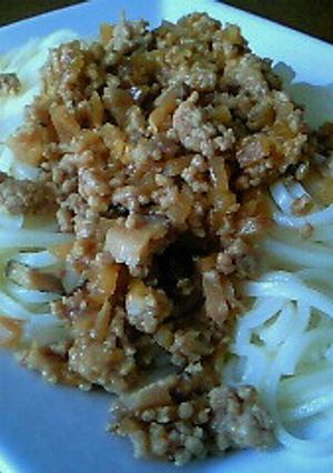 ヘルシー☆ジャージャー風うどん-レシピのメイン写真