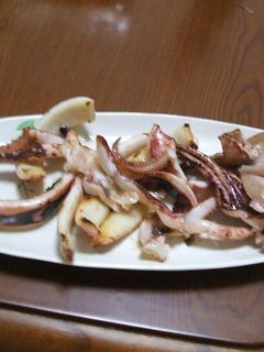 イカの一夜干しバター焼き-レシピのメイン写真