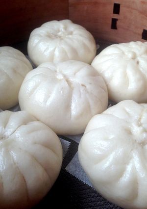 ふわふわ肉まん♪皮の作り方♪薄力粉で♪-レシピのメイン写真
